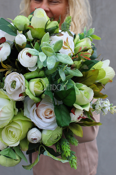 bukiet / kwiatowa kompozycja Zielona Łąka, wys.38cm