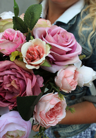 Bellina, dzban glamour z kwiatami, wys.38cm