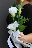 komplet dekoracji Komunijnych / Ślubnych, wianek & bukiecik