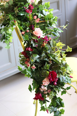 Clemence, girlanda kwiatowa do dekoracji, dł.100cm 