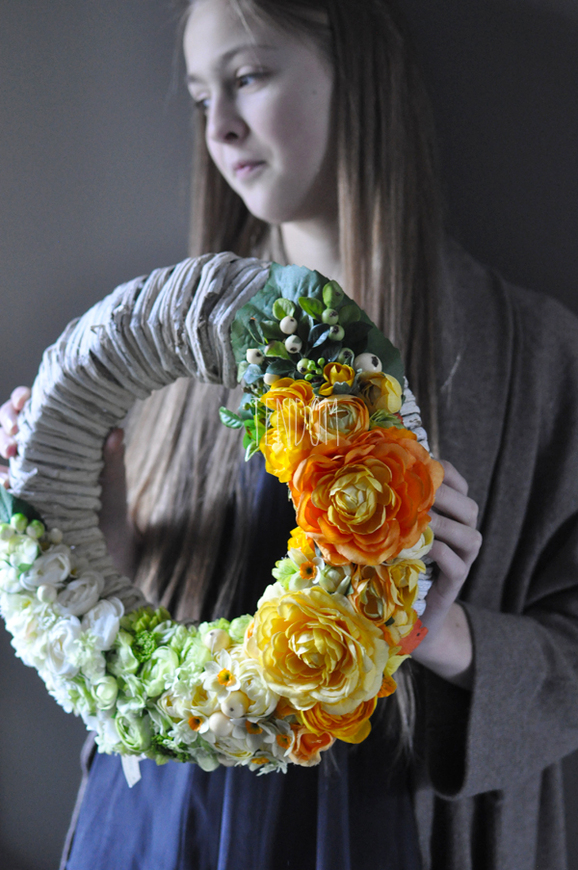 Emanuela wianek na drzwi, śr.35cm