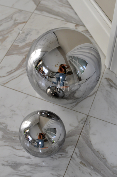 kula dekoracyjna ceramiczna Silver śr.11cm