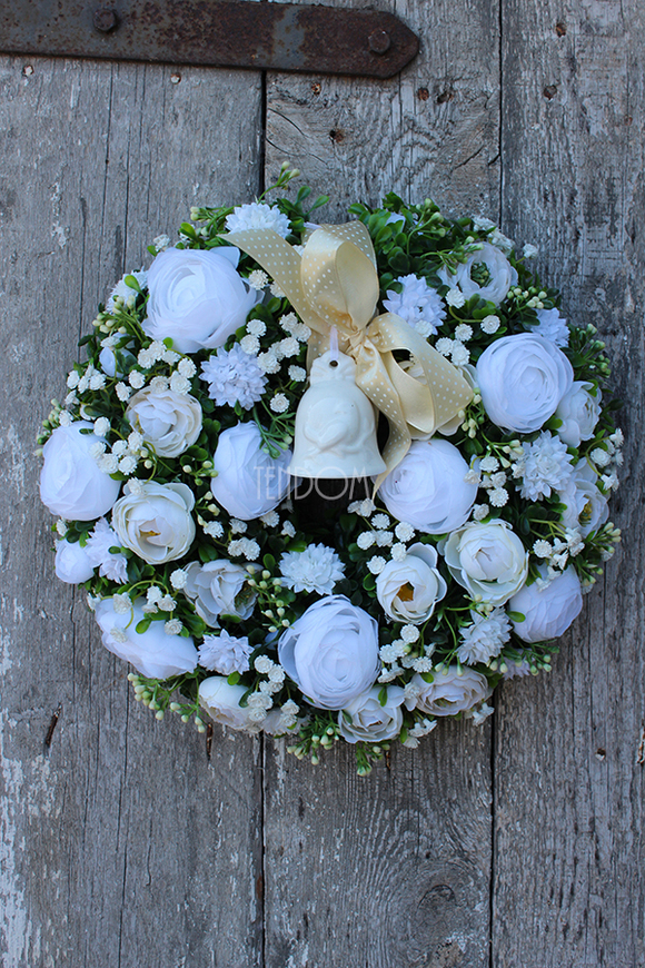 dekoracyjny wianek Dzwoneczek, śr.35cm