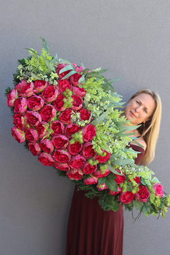 dekoracja / wiązanka nagrobna, Luiza, dł.130cm