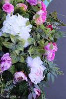 elegancka wiązanka nagrobna, Belloni, dł.100cm