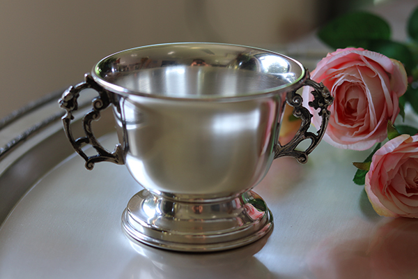 cukiernica posrebrzana Clementina, wym.9x11x14.5cm