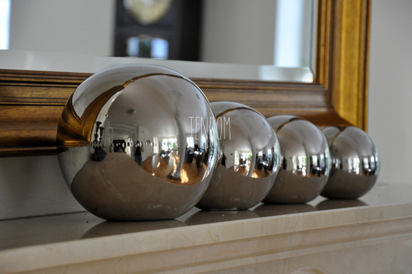 kula dekoracyjna ceramiczna Silver śr.11cm