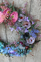 cudowna Letnia Tęcza, wianek na drzwi, śr.38cm  