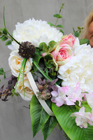 dekoracja / wiązanka nagrobna / bukiet Selena, wym.60cm 