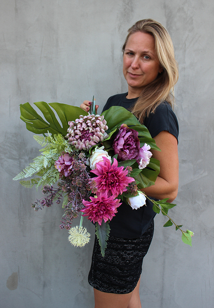 Lossa, dekoracja kwiatowa, wiązanka nagrobna, dł.50cm