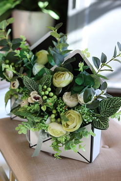 box - koperta z kwiatami, Milla, wym.30x20x6.5cm 