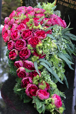 dekoracja / wiązanka nagrobna, Luiza, dł.130cm