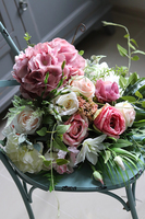 Jeronia, bogata kompozycja / bukiet nagrobny, dł.50cm 