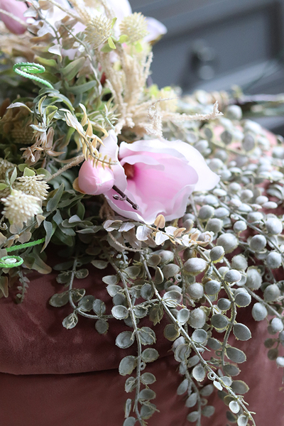 Adelita Grey, efektowny bukiet do wazonu, wys.68cm