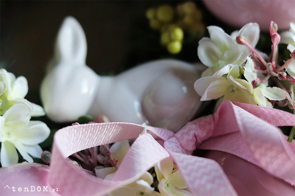 Alicja, wielkanocny stroik ze świecą, śr.33cm