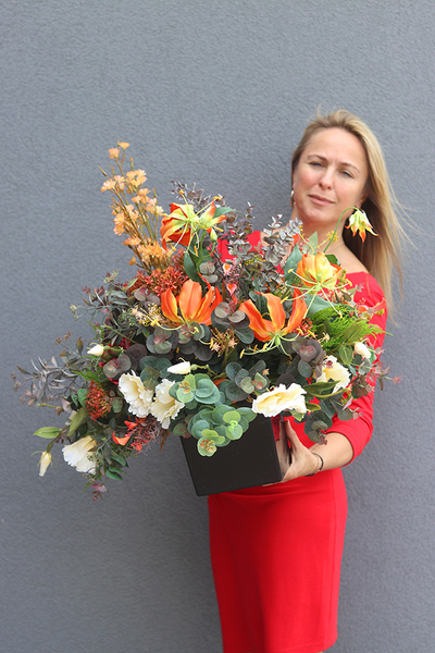 Autumn, efektowna kompozycja, wym.58x56cm