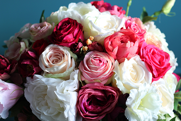 Milenia, ekskluzywna kompozycja w złotym pucharze, wys.38cm