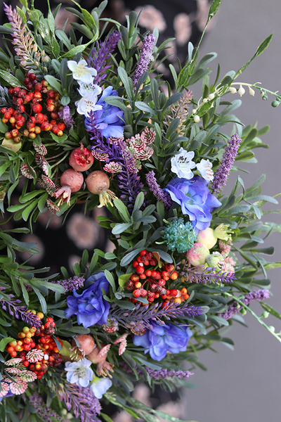 delikatny wiosenny wianek Wichrowe Wzgórza New, śr.32cm 