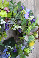 Yellow & Violet House wianek dekoracyjny, śr.43cm 