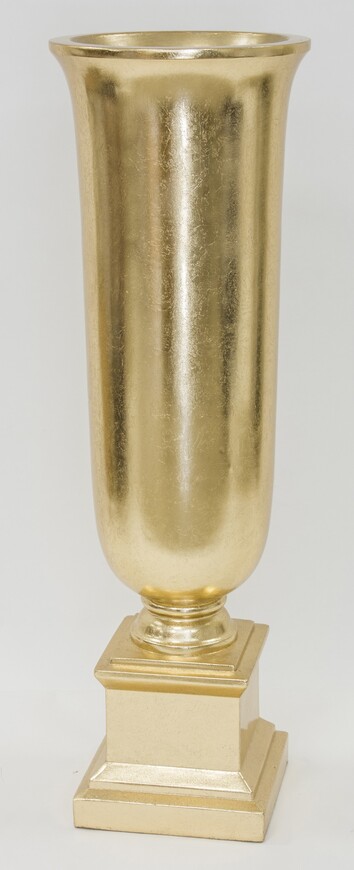 bardzo efektowny złoty puchar / wazon, Atena III, wys. 121cm