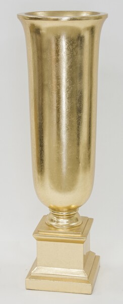 bardzo efektowny złoty puchar / wazon, Atena III, wys. 121cm