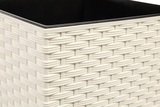 Fantasy donica rattan kremowa 19x36cm