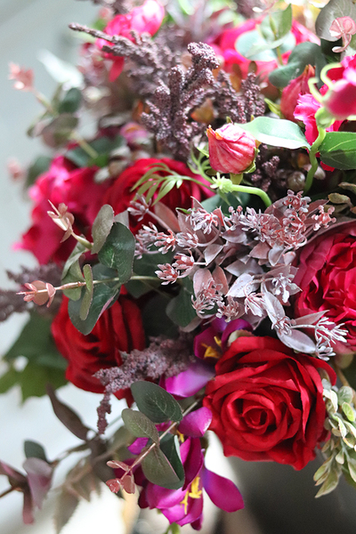 Amanita, flowerbox w intensywnych barwach, wys.50cm