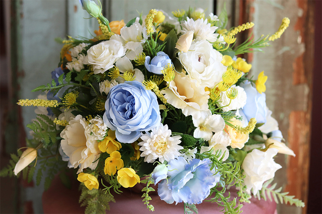  Jessina Blue, barwna wiosenna kompozycja, wym.33x49cm