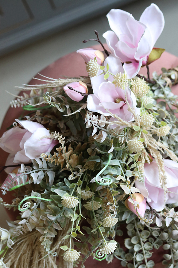 Adelita Grey, efektowny bukiet do wazonu, wys.68cm