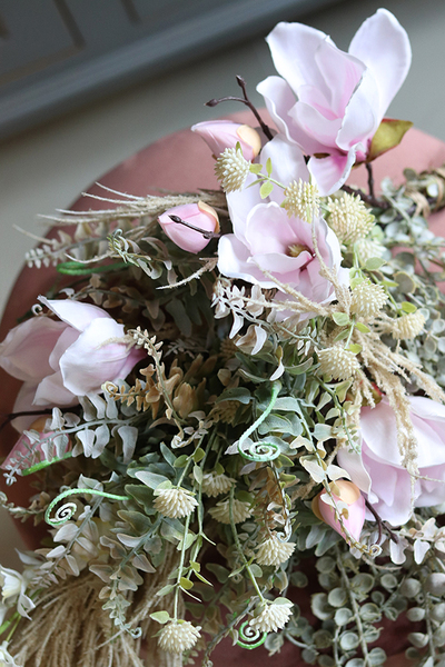 Adelita Grey, efektowny bukiet do wazonu, wys.68cm