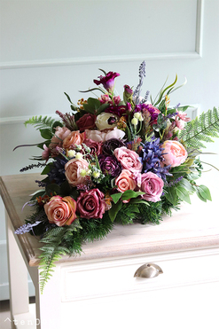 Basilo, wiązanka nagrobna, dł.75cm