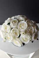 bukiet Białe Róże wys. ok. 25cm