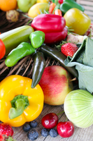 przepiękny wianek Warzywny Ogród, śr.50cm