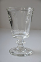 komplet 6-ciu kielichów z motywem pszczoły La Rochere, wys.14cm, poj.240ml
