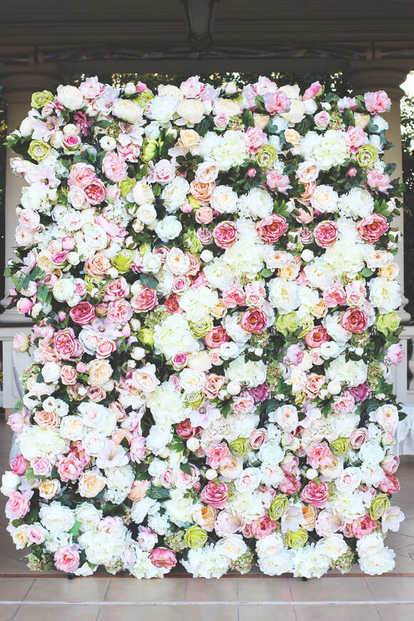 jednostronna ściana kwiatowa, Maria Antonina, wym. 50x50cm