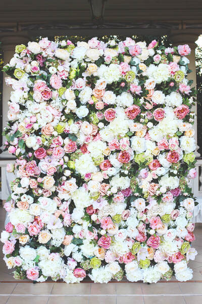 jednostronna ściana kwiatowa, Maria Antonina, wym. 50x50cm