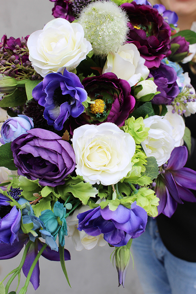 Lambert Exclusive kompozycja kwiatowa / bukiet wys.22cm, szer.67cm 