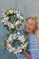 wiosenny wianek Kanea na drzwi śr.28cm 