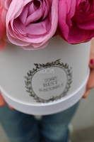 kompozycja kwiatowa / bukiet Flowerbox Silk wys.25cm