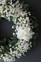 wianek dekoracyjny Biel Ślubna, śr.42cm