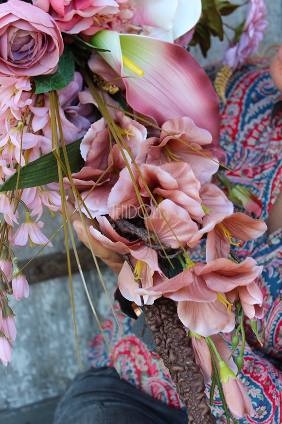 bukiet / dekoracja nagrobna Leoncia, dł.65cm