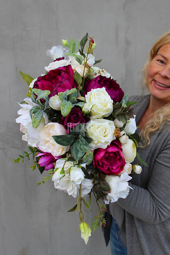 Katarzyna kompozycja kwiatowa / bukiet, wys. 60x30x28cm