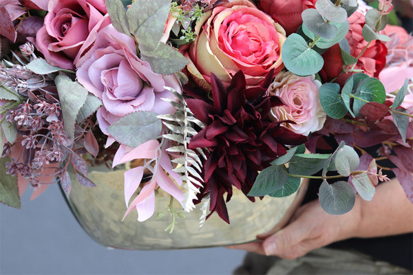 barwna kompozycja kwiatowa, Sierra Platina, wym.44x74cm