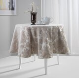 obrus Residence Beige śr.140cm (koło)