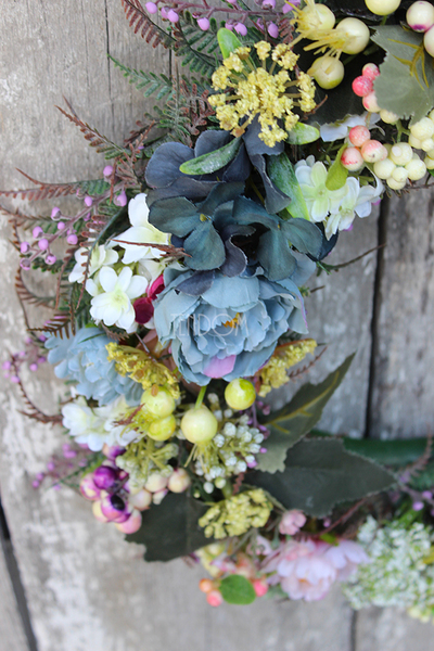 delikatny wianek na drzwi Tereska, śr.39cm 