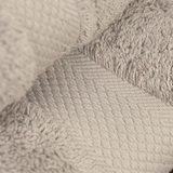 bawełniany ręcznik Carmen, kolor len, wym.50x100cm