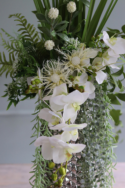 kompozycja w wysokim wazonie, Villano Losa, wys.110cm