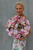 prześliczny wianek Mariella, śr.40cm