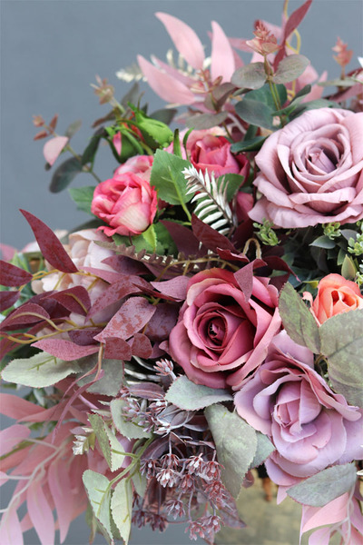 barwna kompozycja kwiatowa, Sierra Platina, wym.44x74cm