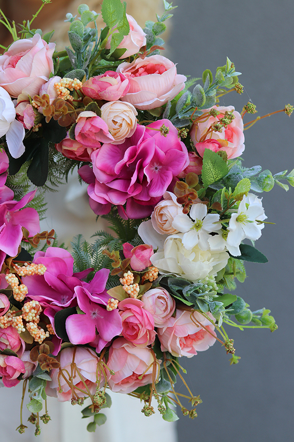 dekoracyjny wianek Lucy, śr.28cm 